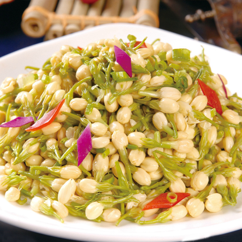 茉莉花菜酒店半成品特色凉菜即食素凉拌菜私房菜冷盘菜素菜美食材