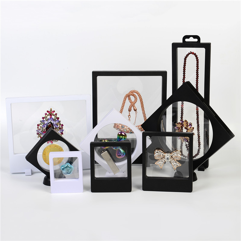 Ornament Transparent Suspension Packing Box Display Jewelry Box Jewelry Gift Badge Crafts Pe Film Box