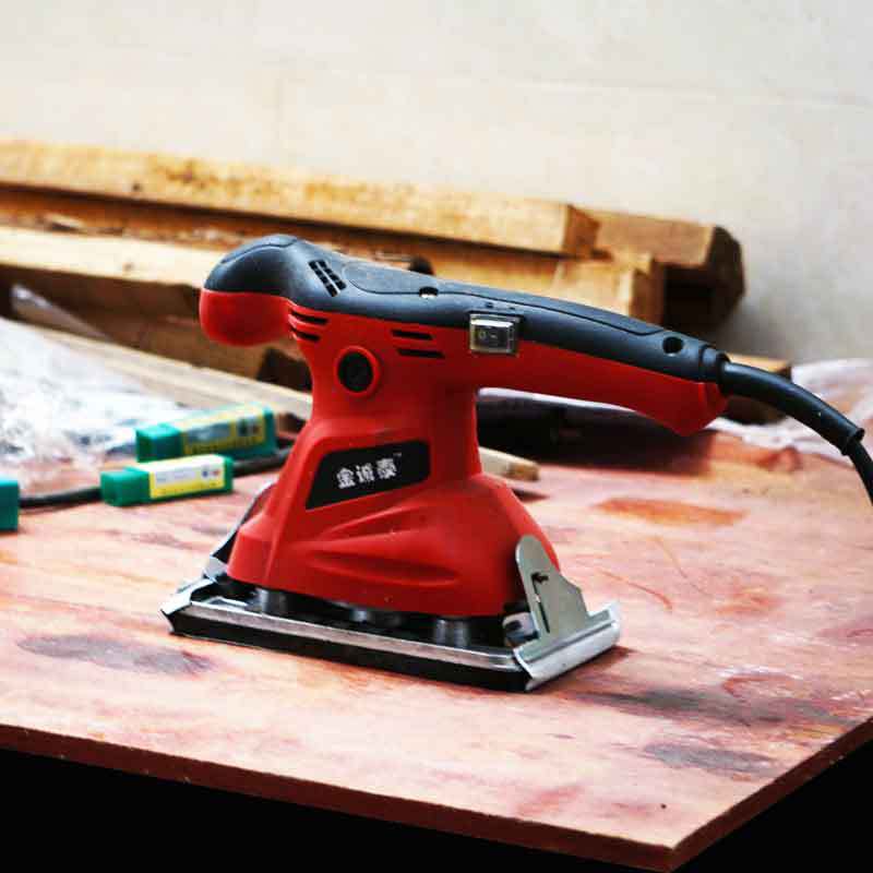 平板砂光机腻子墙壁打磨机电动多功能墙面抛光砂纸机小型木工工具