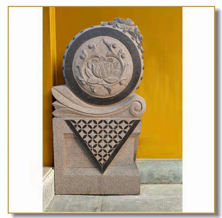 门墩一对石雕抱鼓石别墅门口装饰摆件 四合院入口门鼓石墩门枕石