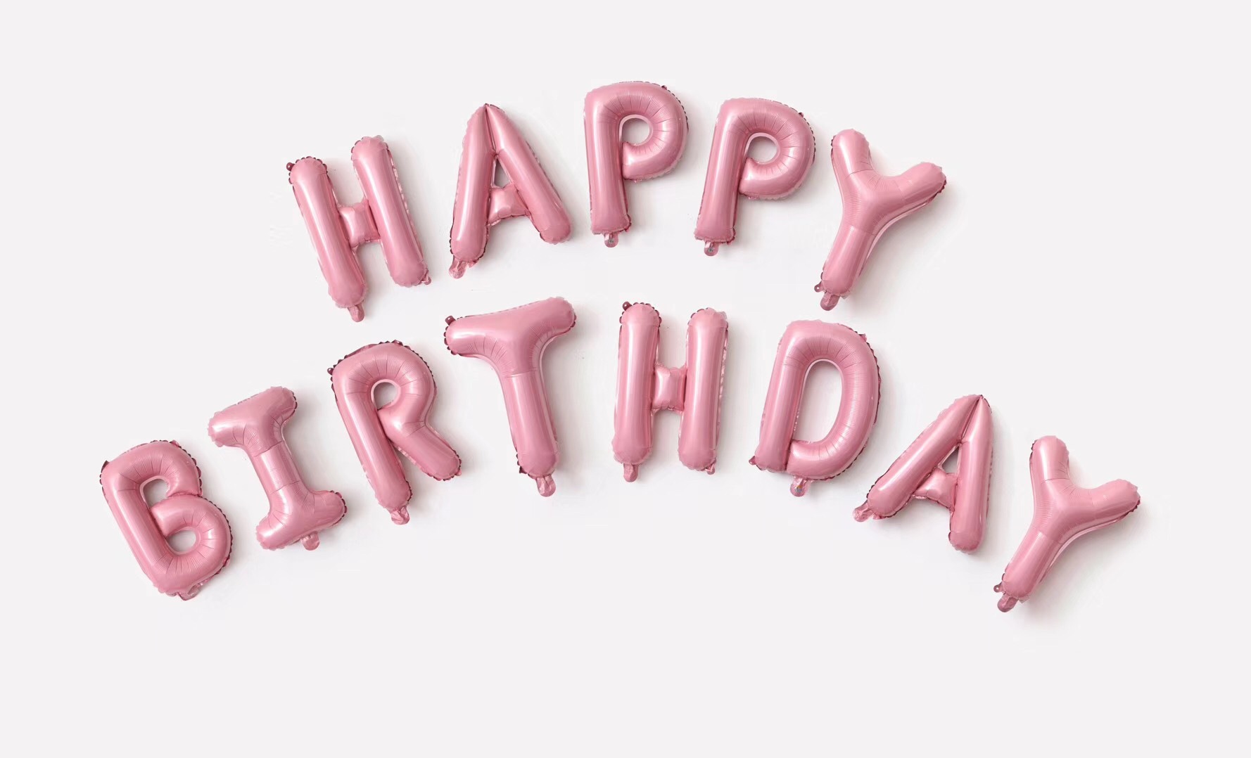 16寸英文字母铝膜气球 生日快乐气球套装happy birthday铝箔气球