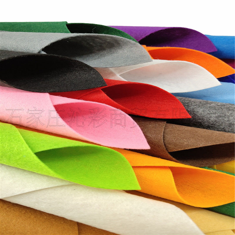 供应1mm厚毛粘布felt 23cm*31cm切片毛毡布无纺布 diy手工不织布
