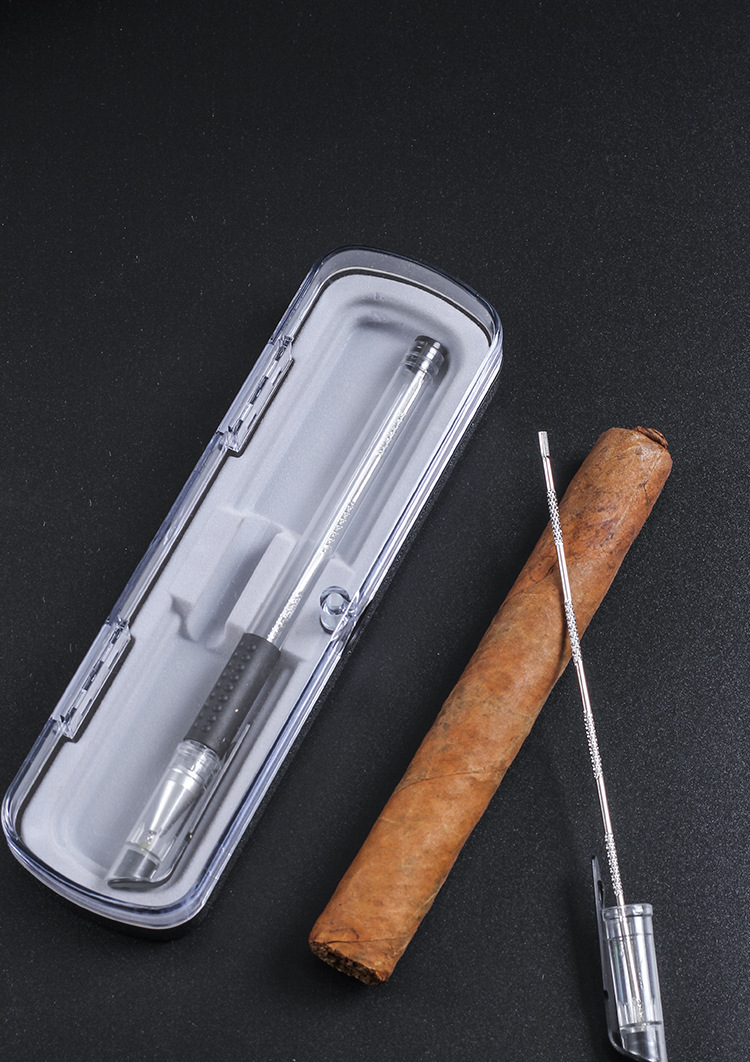 创意笔形雪茄通针古巴雪茄打孔器钻孔器疏通器工具配件烟具 pp221