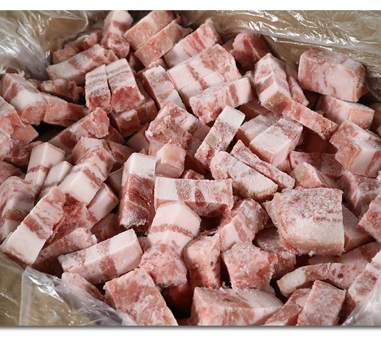带皮肉 肉丁 肉块 冷冻肉丁 切好的肉块 红烧肉 小炖肉 食材