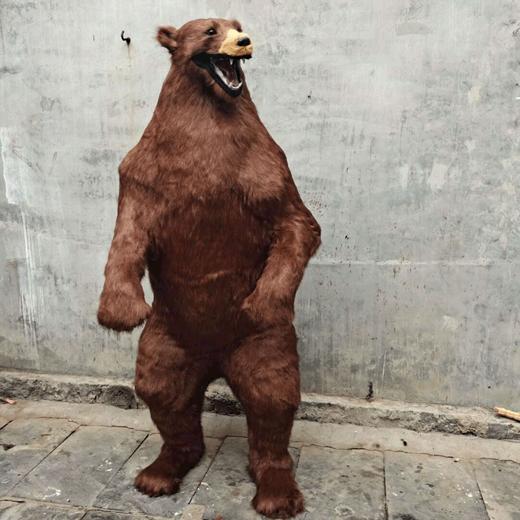 熊摆件仿真动物 雕塑别墅花园林庭院子景观 户外景区棕熊装饰