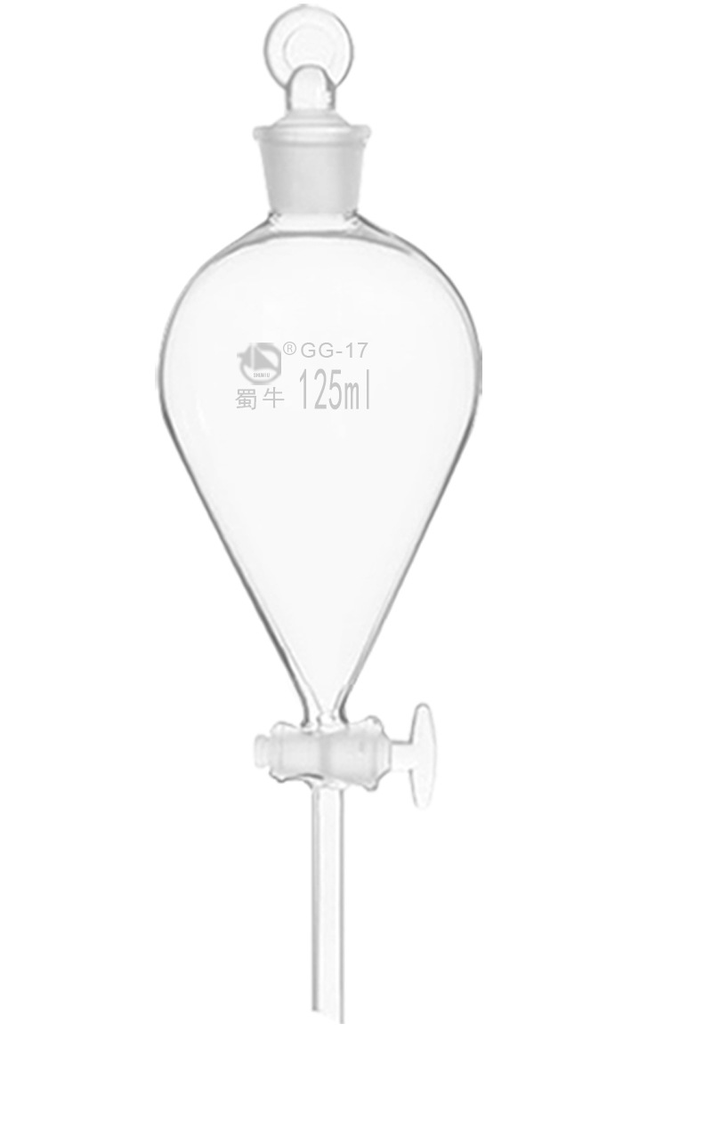 60/125ml250ml500ml 1000ml蜀牛滴液漏斗 具玻璃活塞球形分液漏斗