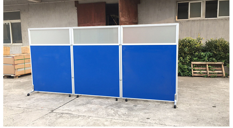 办公室屏风隔断移动折叠屏风车间活动隔断办公高隔断隔墙厂家直销