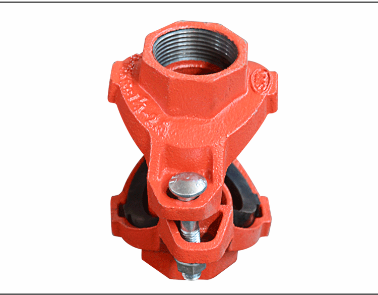 消防铁管件 丝扣机械四通连接件 沟槽 丝扣机械四通消防用管件