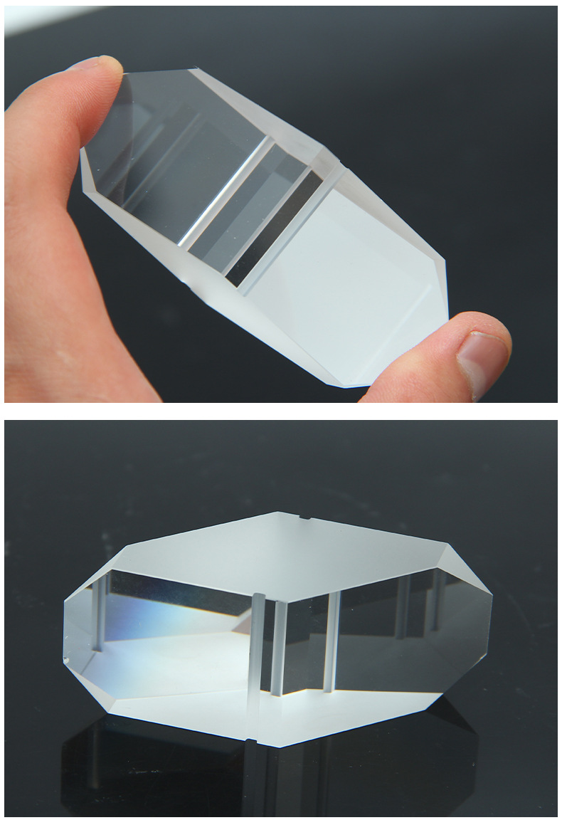 光学异形棱镜反光镜片直角棱镜片定制设计各种规格拍照摄影镀膜