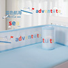 Baby bed 3D Bed around summer ventilation Bed around Crib rim Cartoon printing Bed around Sandwich Bed around