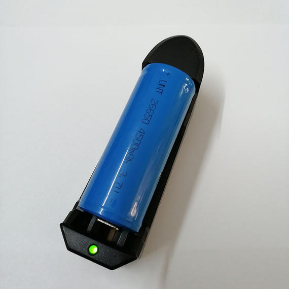 新款智能充电器26650 18650 21700 14500锂电池盒手电座充单槽