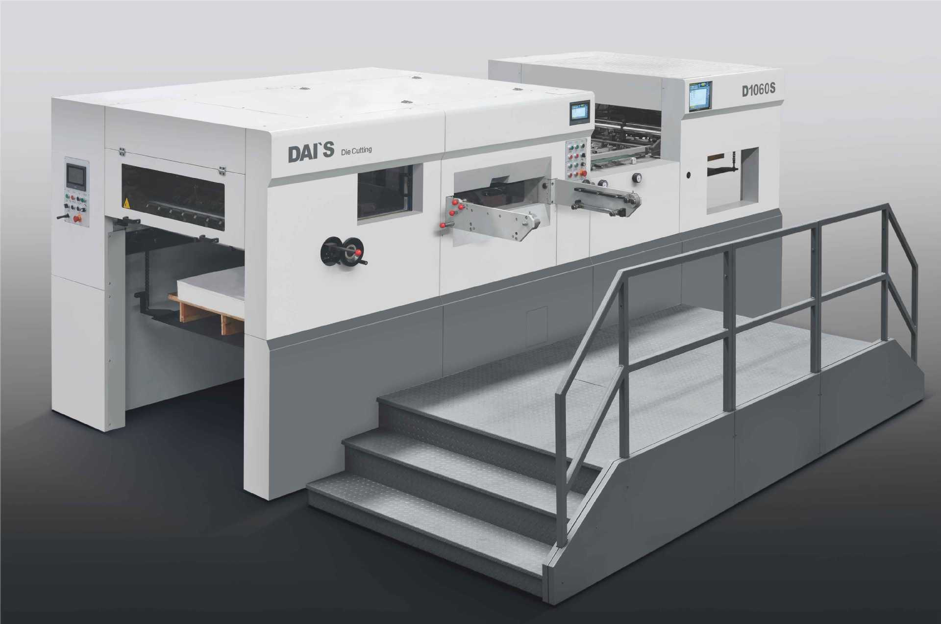 戴氏d1060s 型全自动模切机压痕机 啤机卡纸吊牌 不干胶印后设备