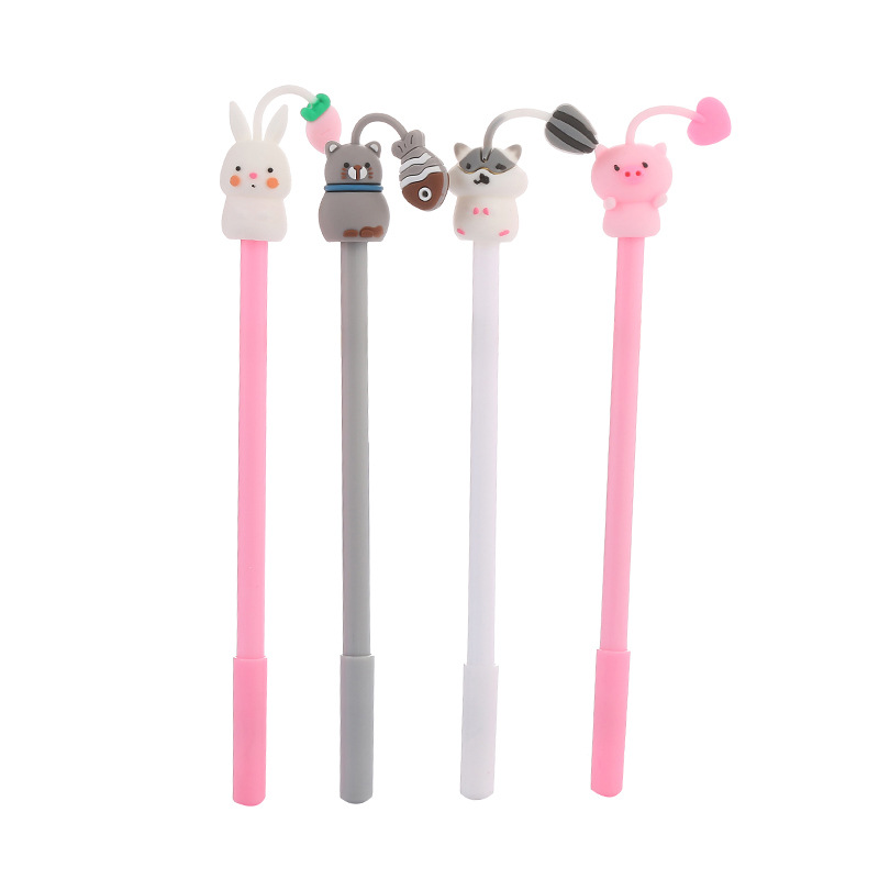 Korean Stationery Student Gel Pen Creative Animal Park Tentacle Ball Pen Cute Learning Office Supplies Signature Pen