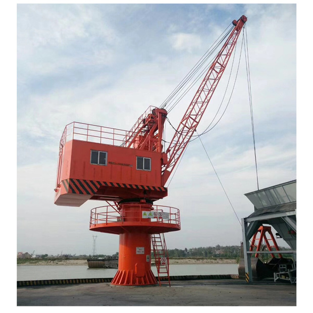 厂家销售 码头港口专用吊机 供应固定式起重机 供应hgq码头吊机