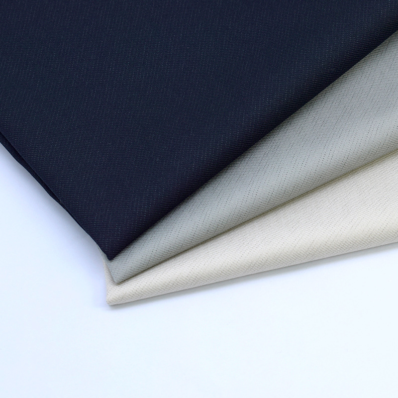 再生纤维素纤维29聚酯纤维67氨纶4舒爽透气竹纤维男裤面料