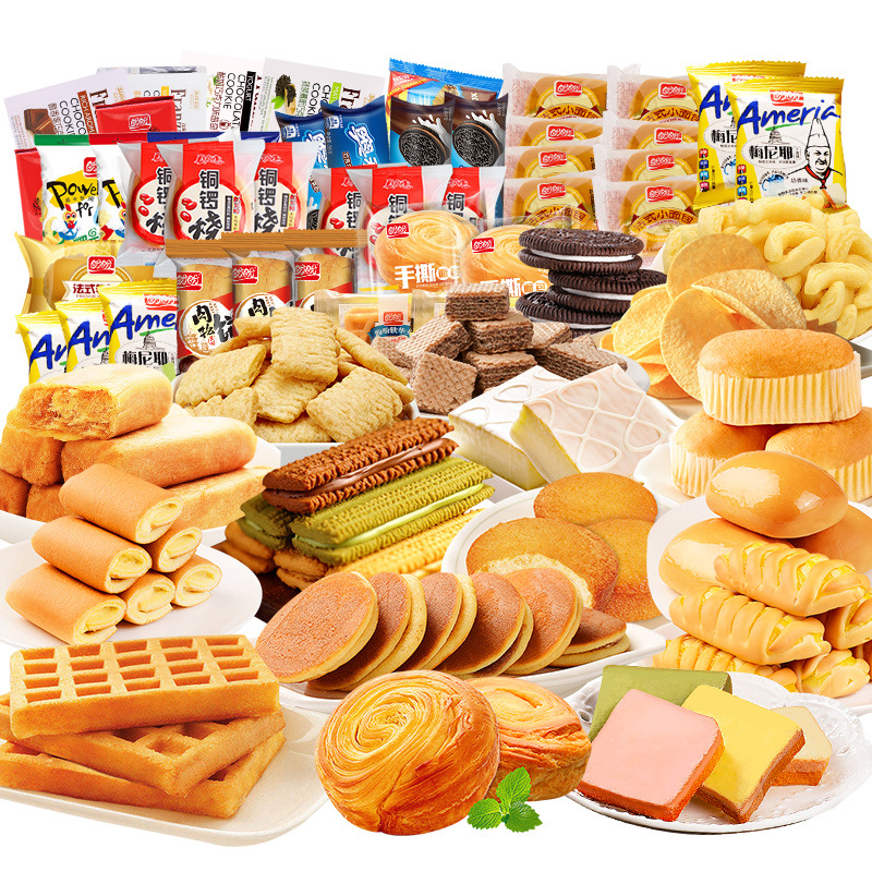 盼盼零食大礼包早晚餐面包饼干散装自选一整箱 网红小吃休闲食品
