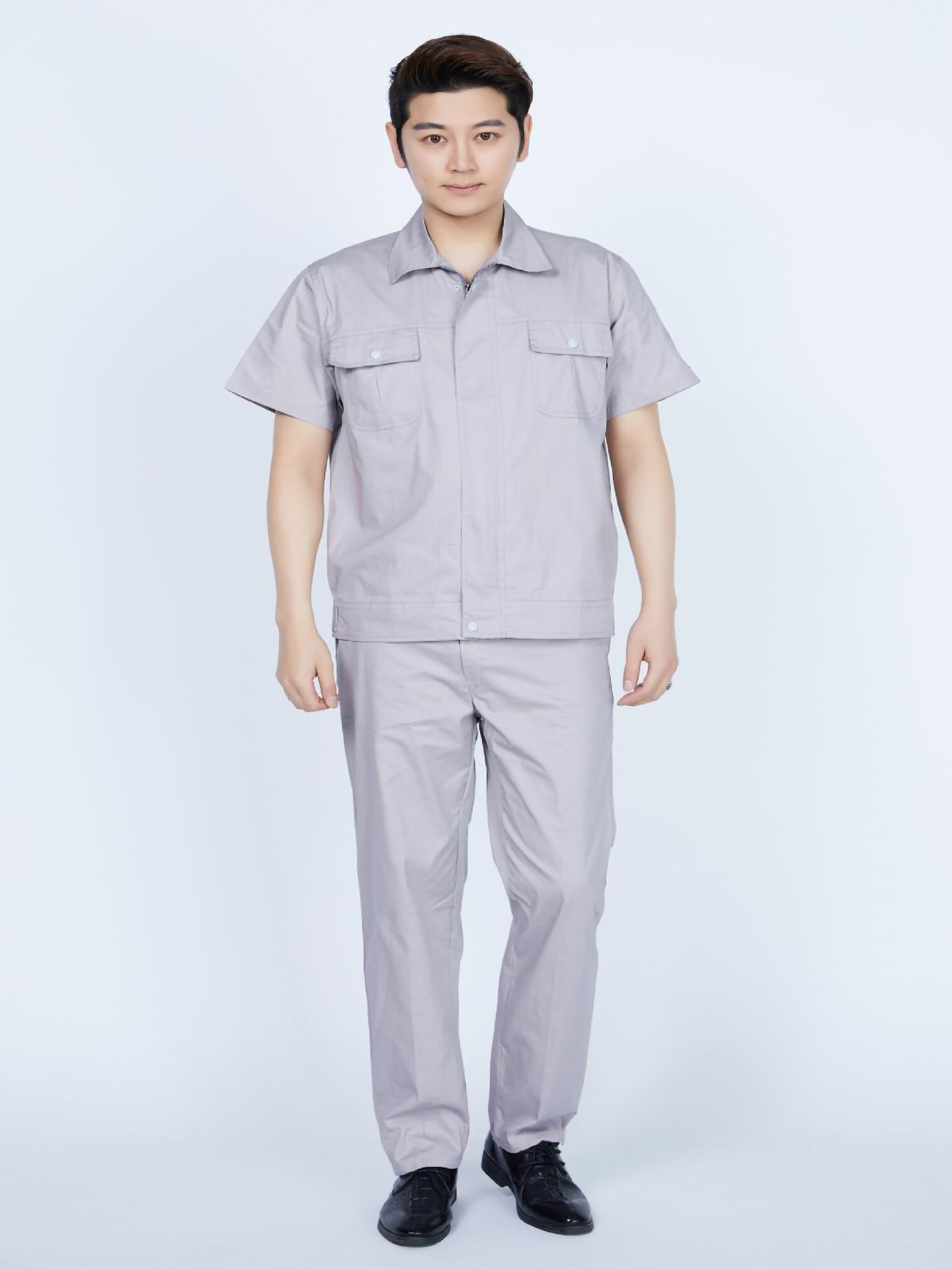 全工艺棉夏半袖装工作服汽修服劳保服套装
