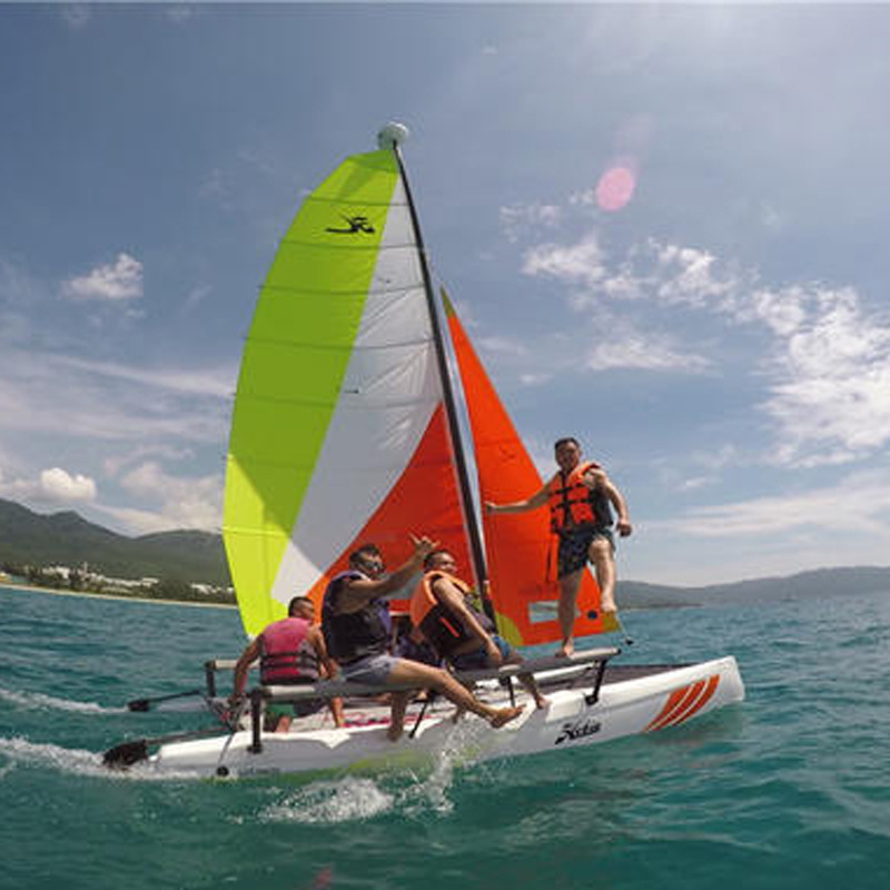 hobie16getaway双体帆船旅游水上自行车游艇快艇钓鱼艇珐伊冲锋舟