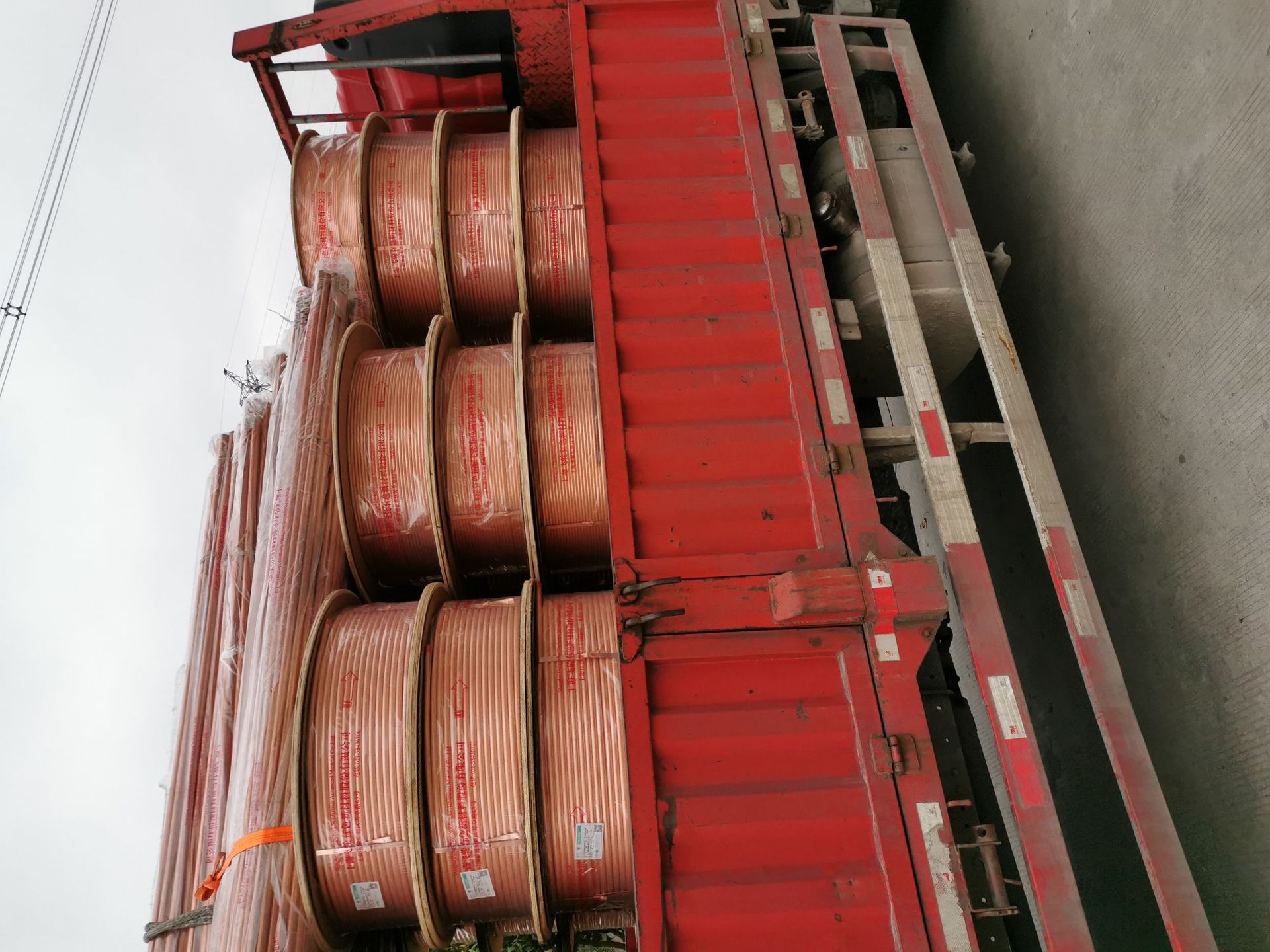 上海飞轮r410a空调铜管 tp2软态铜管 可定做各种特殊规格