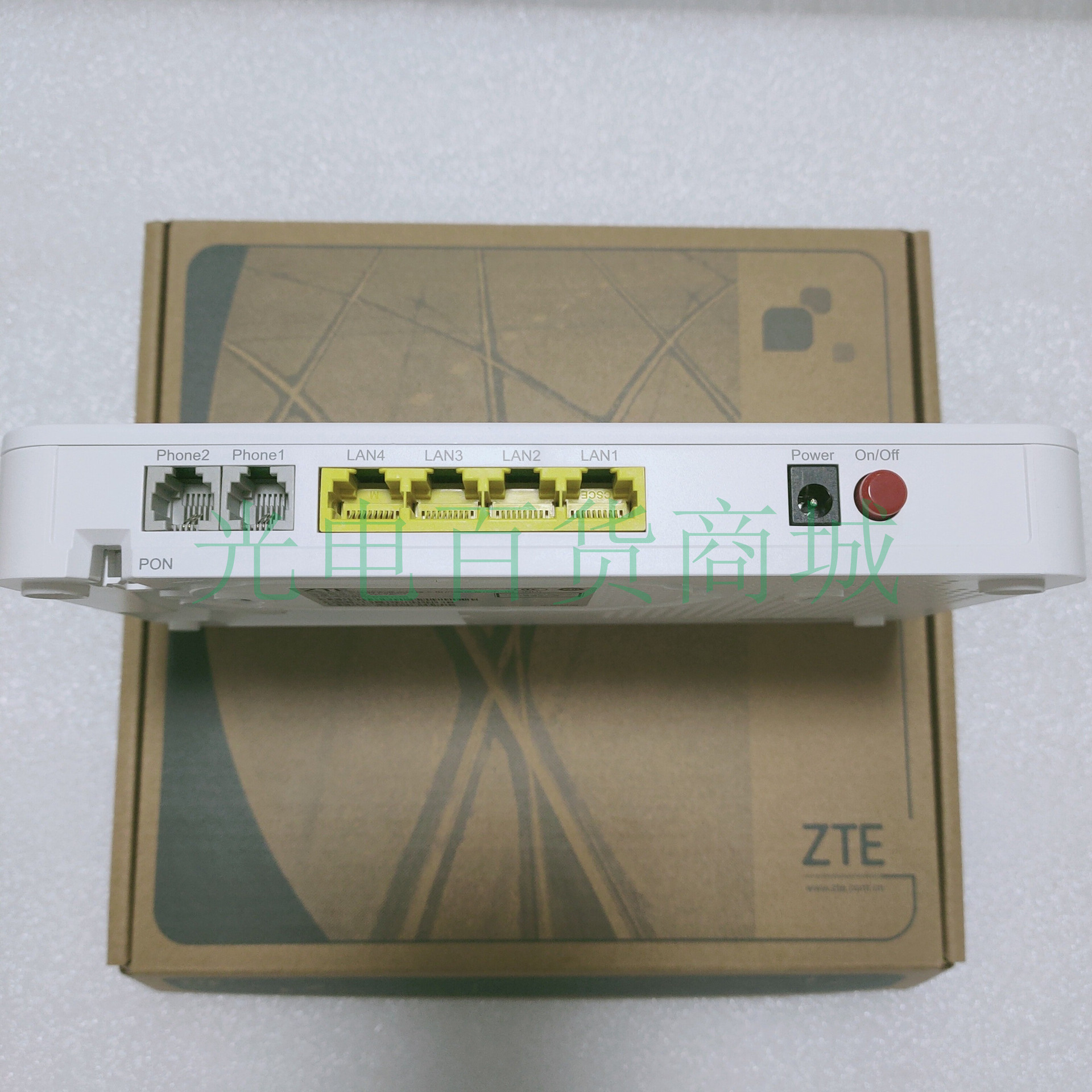 原装中兴zxhn f620g 4ge gpon onu全千兆口光纤猫 中英文版