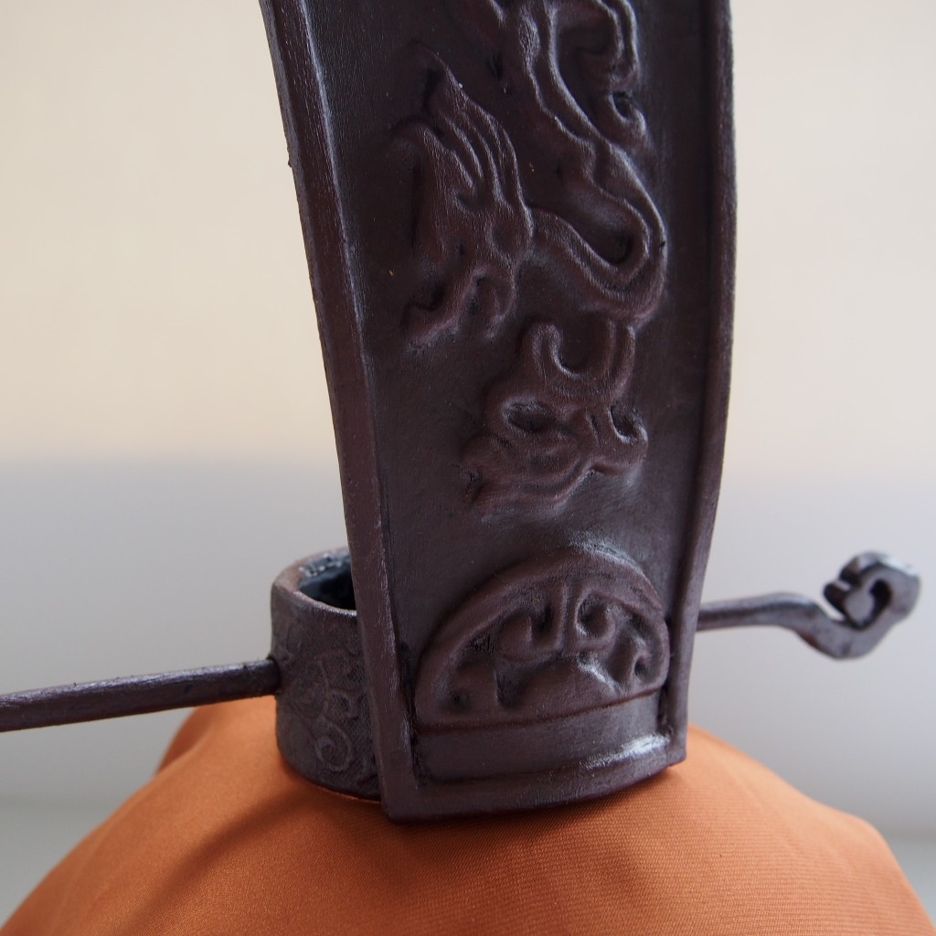 浮雕束发冠皮冠秦汉代束发冠魏晋南北朝皮冠古装剧束发冠演出皮冠