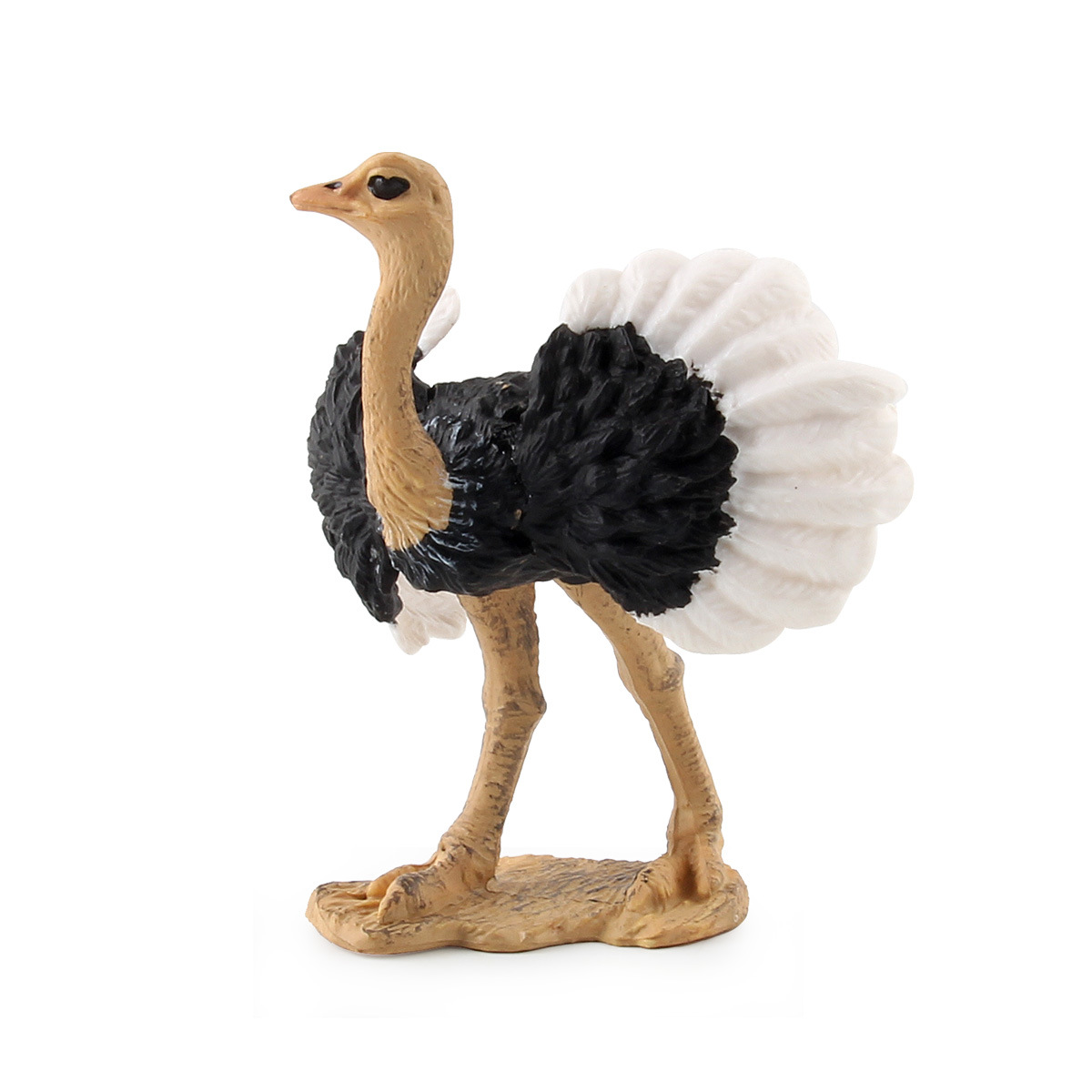 厂家直销动物园野生动物模型仿真动物玩具大自然鸵鸟静态摆件玩具