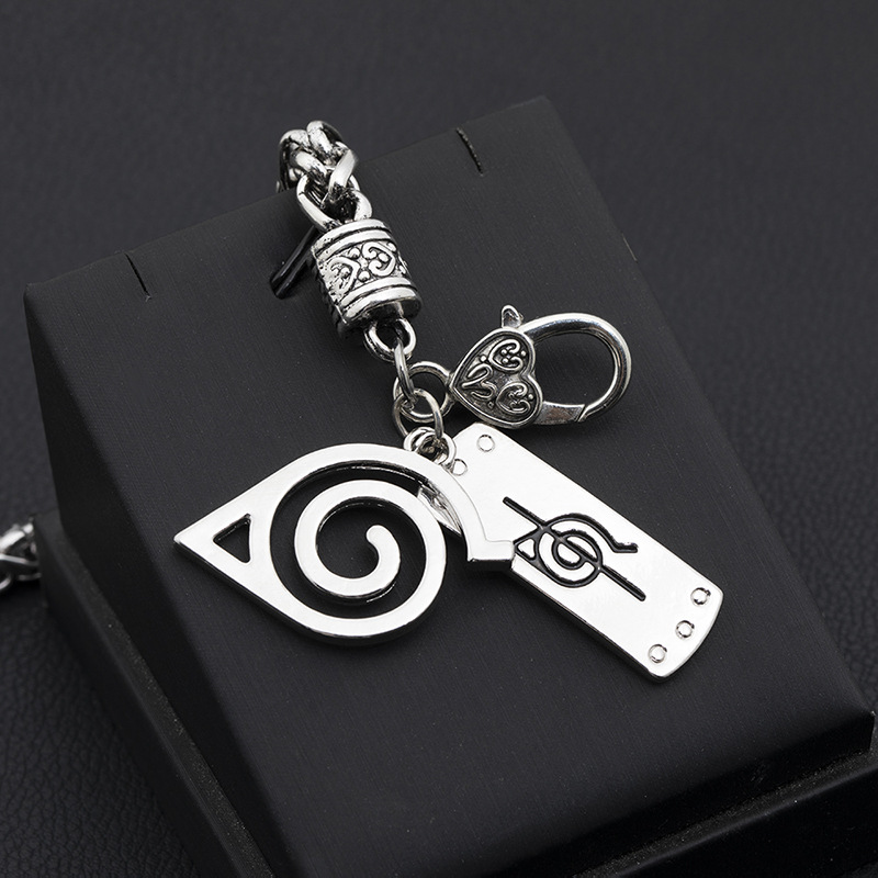 跨境爆款日系动漫周边火影忍者木叶忍村标志叛忍护额个性合金手链