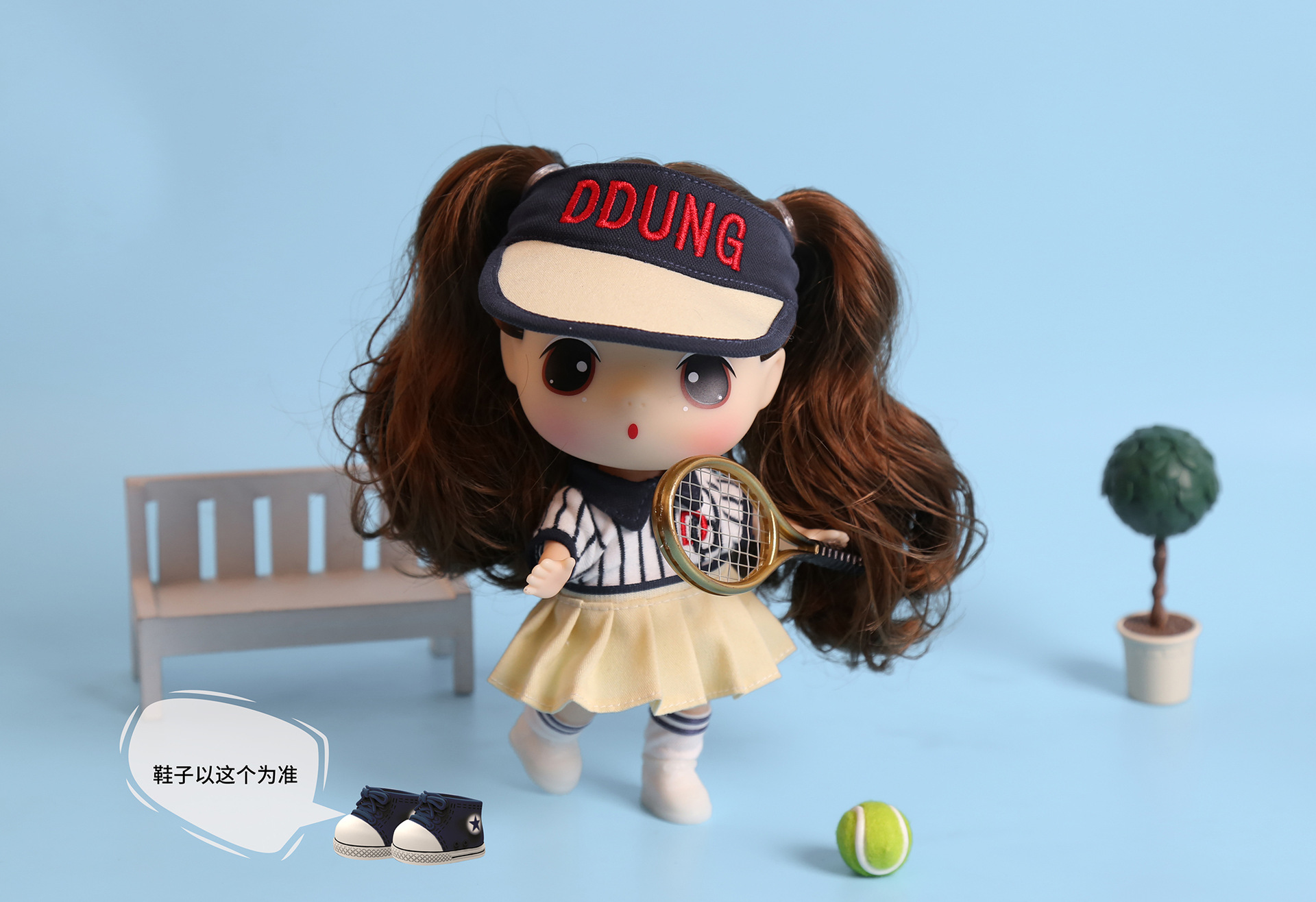 新品ddung冬己小丑款娃娃职业系列18厘米冬己娃娃换装迷糊娃娃