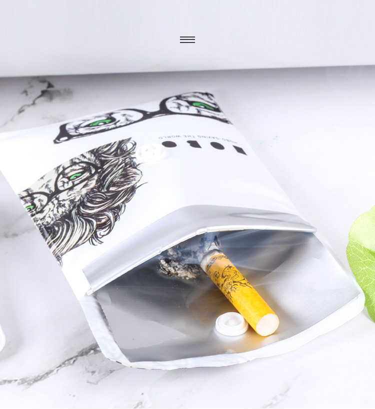 烟灰袋日本便携式随身烟灰缸防飞灰创意个性潮流金属烟灰包环保