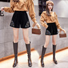 2020 Autumn and winter new pattern fashion temperament Sequined beading Corduroy Wide leg pants corduroy shorts 2020 Autumn and winter new pattern fashion temperament Sequined beading Corduroy Wide leg pants corduroy shorts