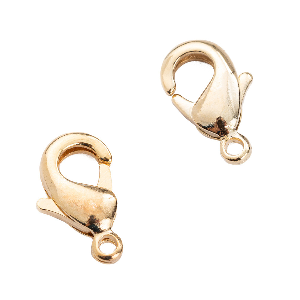 s925纯银镀铜配件弹簧扣龙虾扣 项链手链搭扣手工diy饰品配件批发