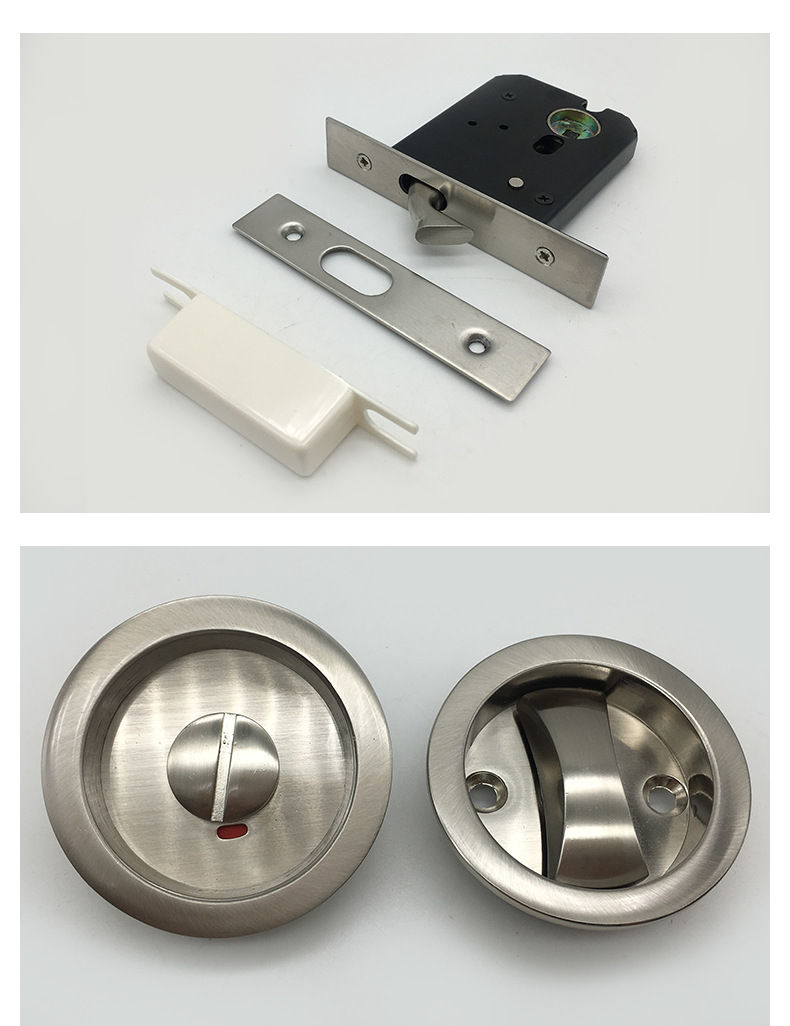 移门锁 推拉门锁 勾锁 锌合金简约阳台推拉锁滑动门锁