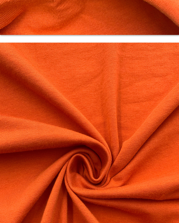 32s纯棉拉架精梳棉平纹拉架汗布面料春夏t恤连衣裙女装家居服面料