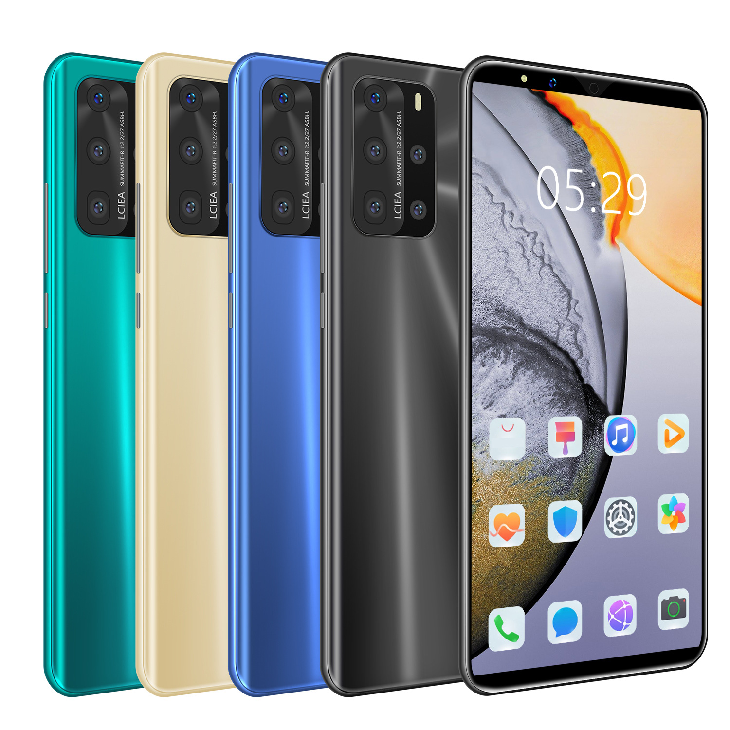 跨境新款 p48pro 安卓智能手机 5.8寸水滴屏手机厂家直销一件代发