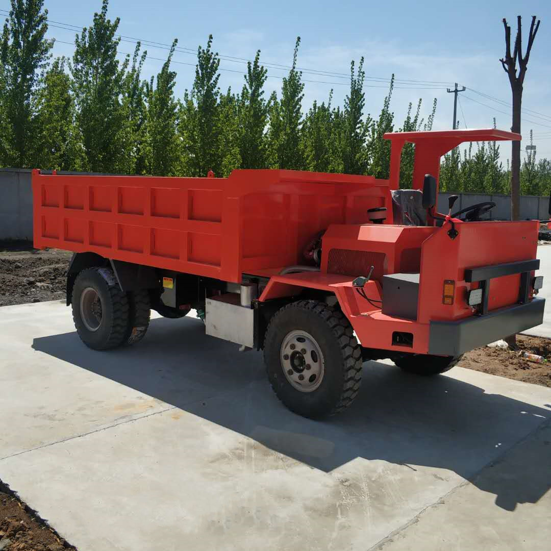 ka标志井下运输车 矿洞出渣运输车 前后加力矿用运输车 方向助力