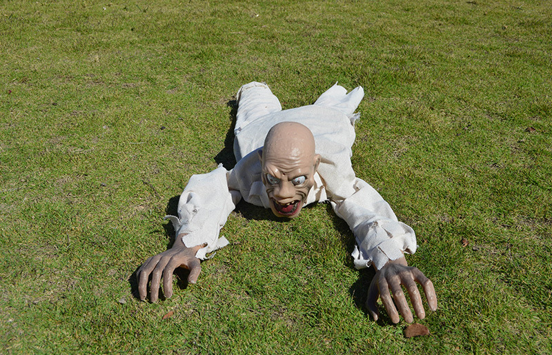 万圣节爬行鬼怪恐怖鬼叫感应爬行鬼断脚鬼骷髅发光木乃伊吊鬼整人