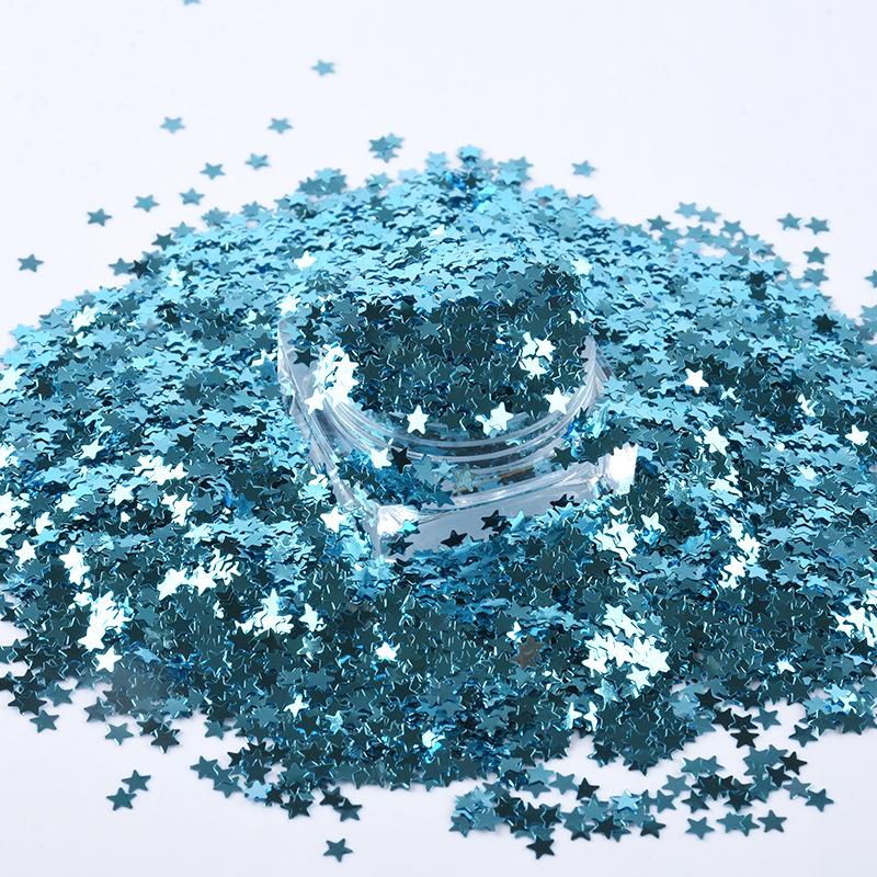 闪闪亮片彩色星星镭射彩色幻彩亮片工艺品服饰美甲化妆亮片