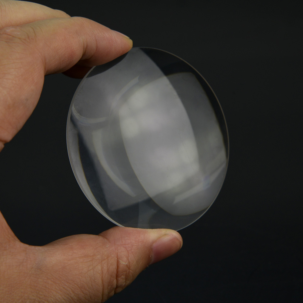 双凸聚焦透镜光学玻璃透镜投影灯镜头镜片可按要求设计定制