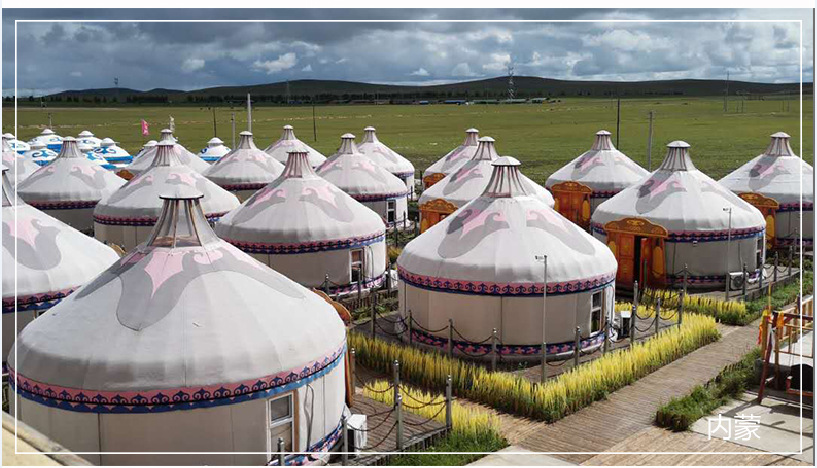 户外蒙古包帐篷农家乐餐饮烧烤摆摊加厚保暖隔风挡雨住宿帆布酒店