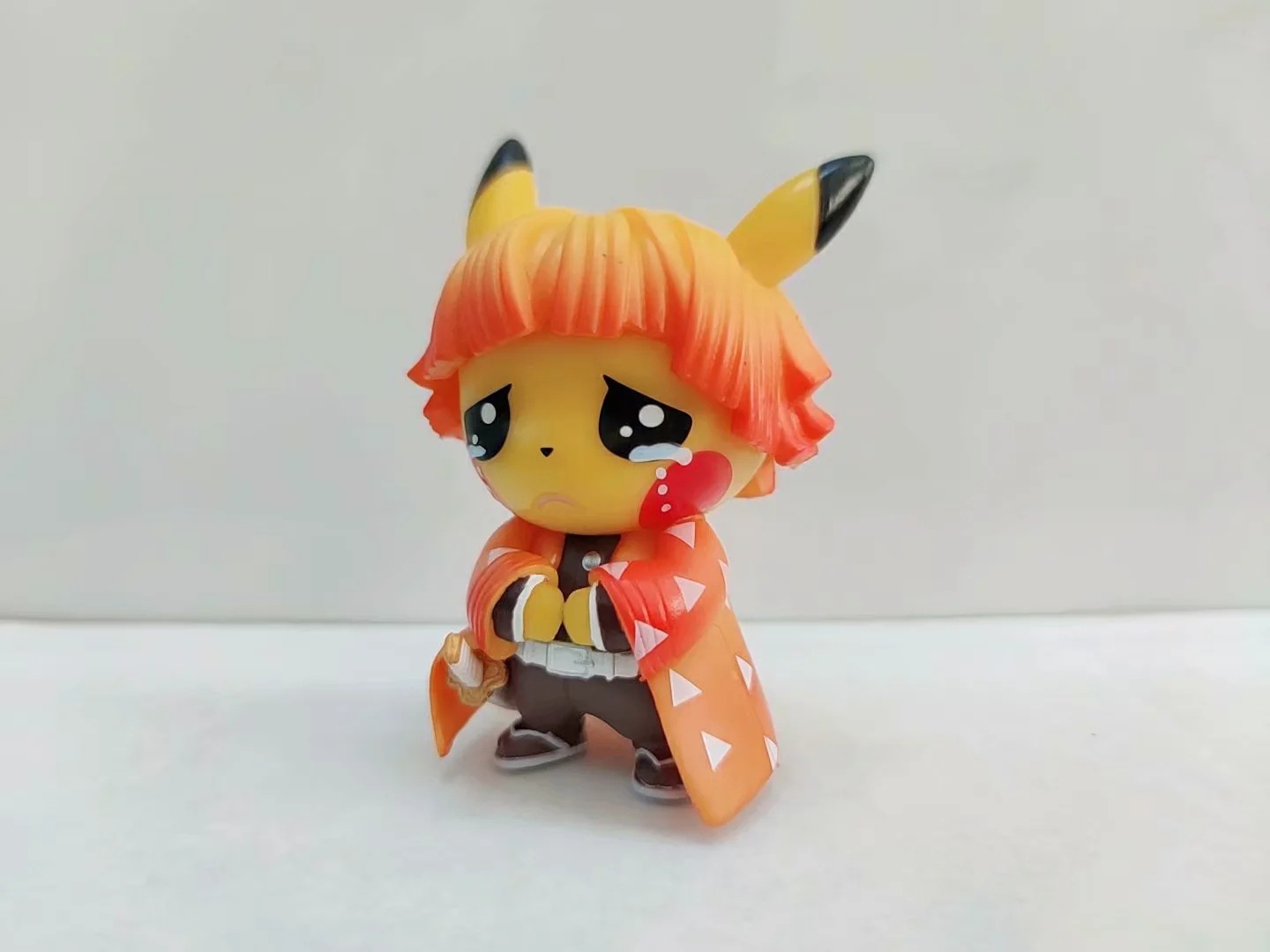 鬼灭之刃 萌萌 祢豆子 我妻善逸 炭治郎 皮卡丘 q版公仔 盒蛋手办