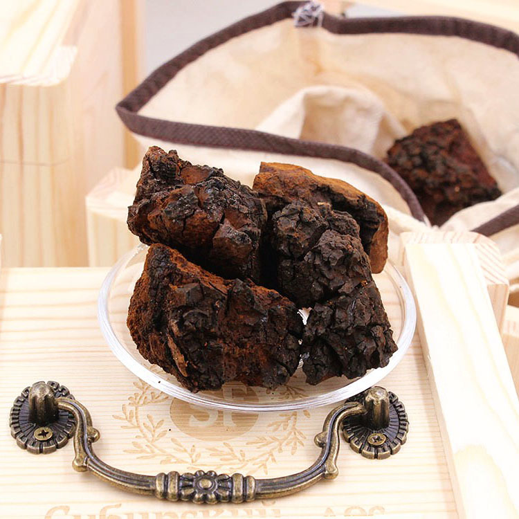 俄罗斯桦树茸白桦茸桦褐孔菌黑皮高密度块500克/盒礼盒批发-阿里巴巴