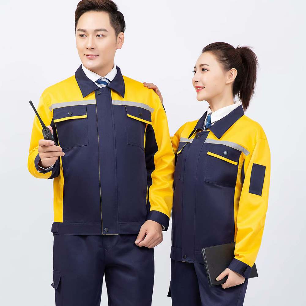 工作服套装工装定制工地安装修理服电工服工厂厂服外套可印绣logo