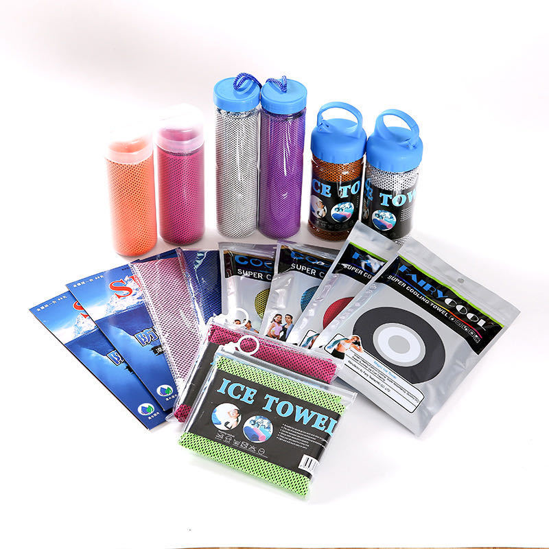 Foreign Trade Factory Cold Sense Sports Towel Quick-Drying Outdoor Cooling Ice-Cold Towel Fitness Running Sweat Wiping Iced Towel plus Logo