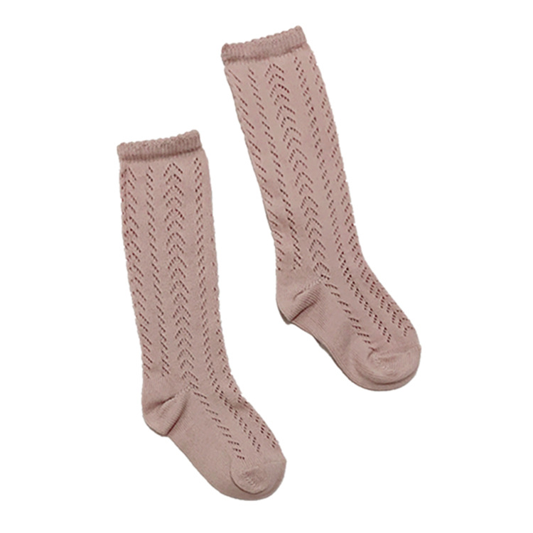 Spring and Summer Thin Spanish Style Hollow Moving Ring Children's Tube Socks