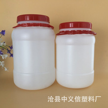 厂家供应6L5L4L3L升塑料蚝油桶黄豆酱桶pe大口塑料桶手提酱桶腌菜