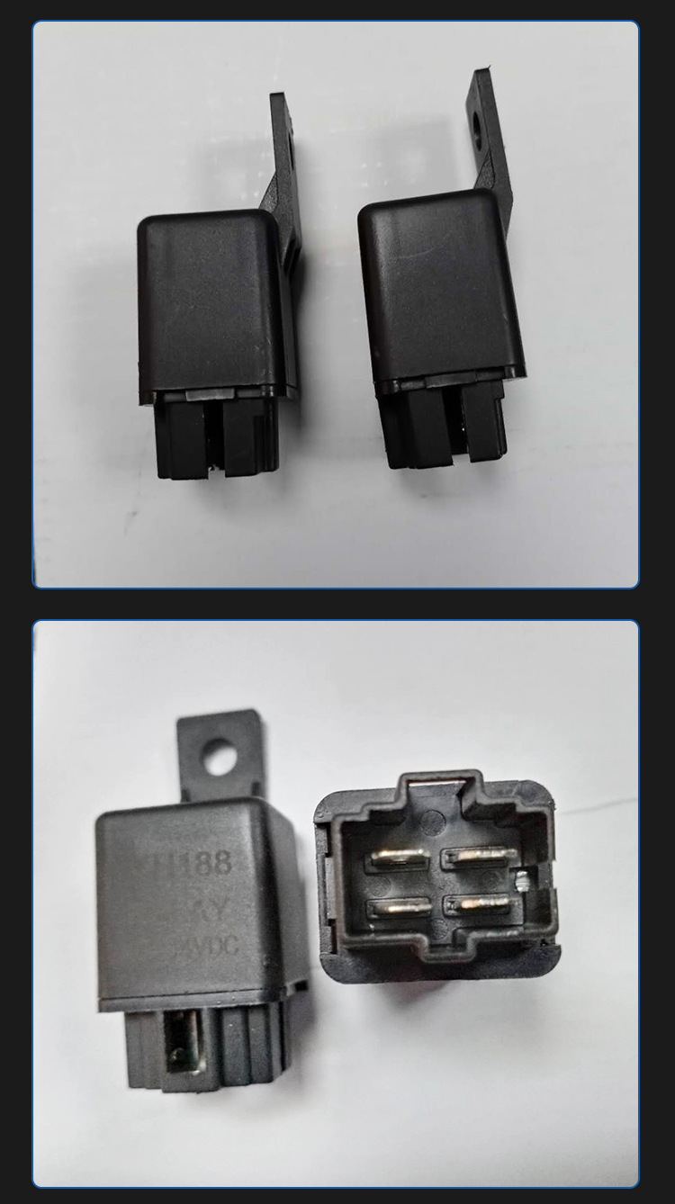 汽车继电器 现货批发12v24v40a四脚大灯继电器 空调继电器