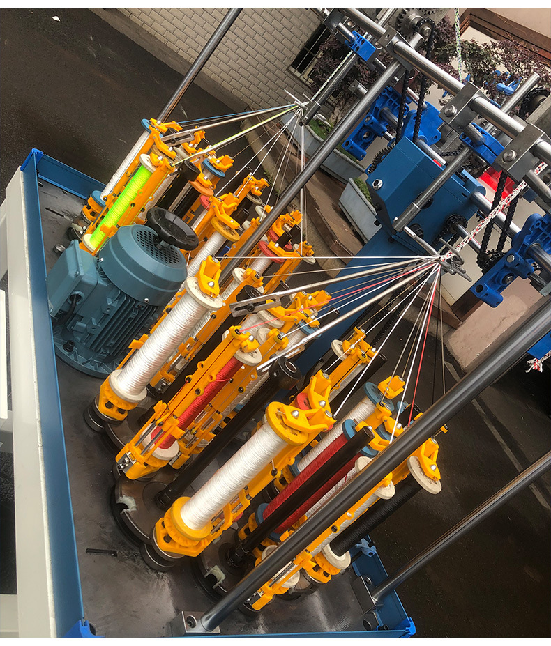 厂家供应xd130-17-2绳带编织机圆绳编织机 高速编织机规格可定制