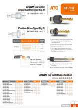 安威ATC扭力丝攻筒夹刚性丝攻筒夹攻牙仔丝攻套筒ATC312 ATC822