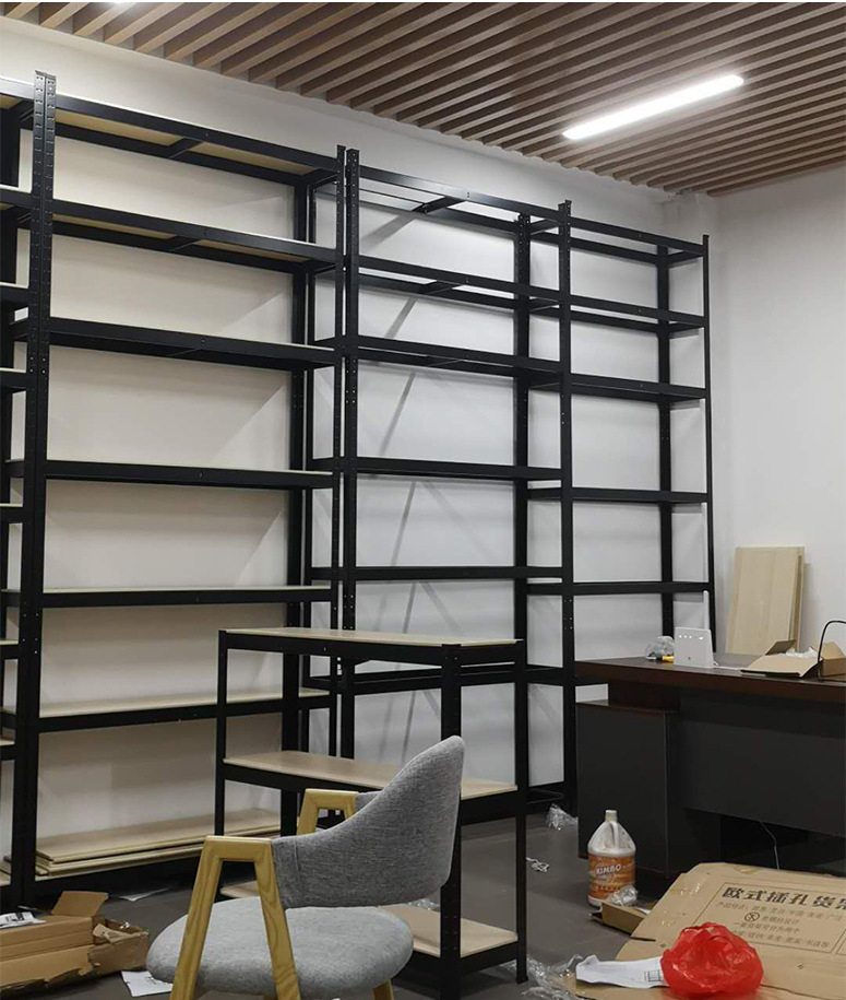 欧式美式插孔居家储物置物架仓库货架仓储超市展示架铁架子角钢架