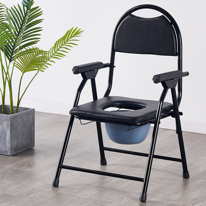 加厚可折叠老人坐便椅座便器移动马桶孕妇坐便椅子座厕椅病人便凳